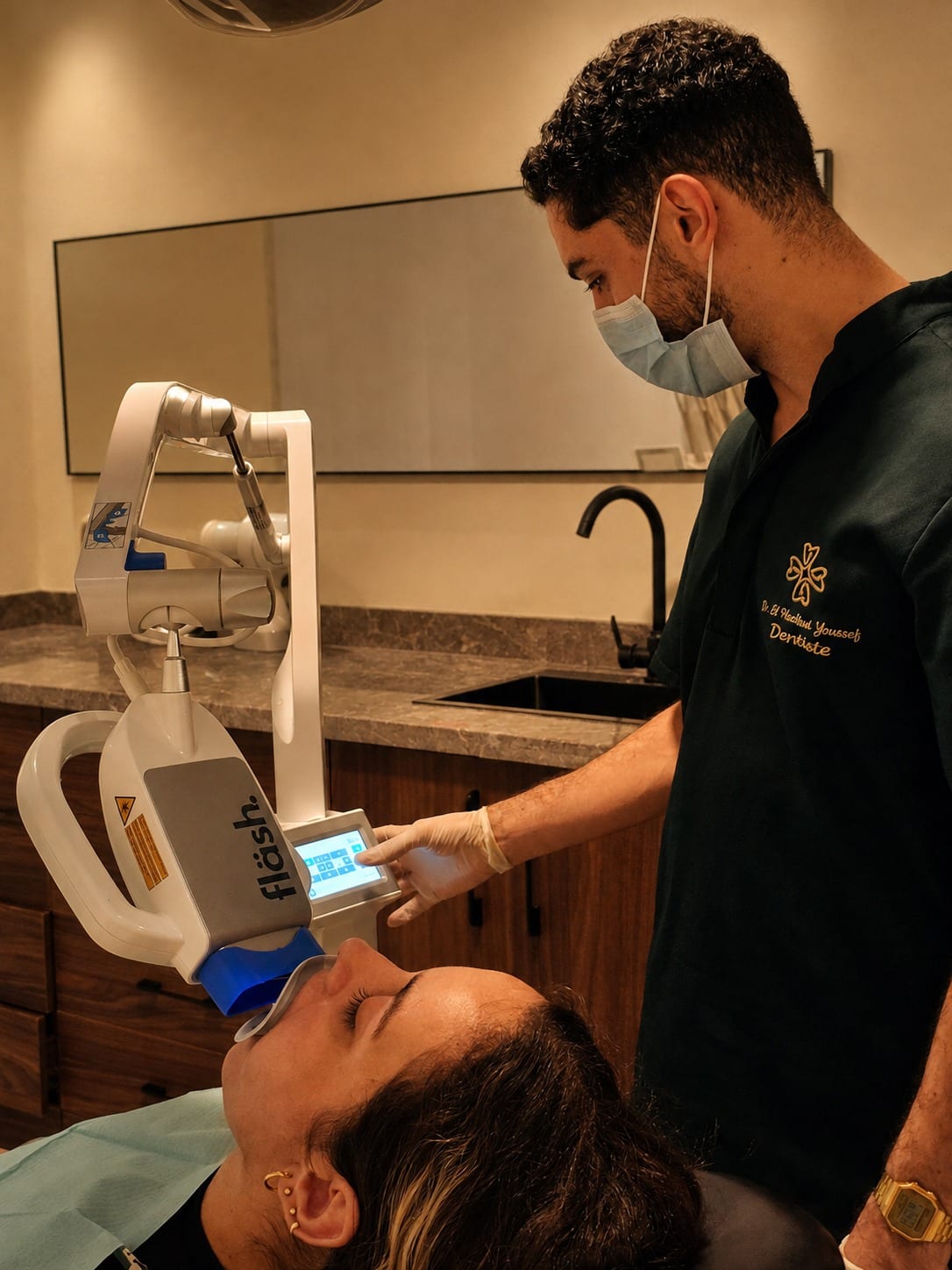 Radiographie dentaire réalisée avec l'appareil Fläsh